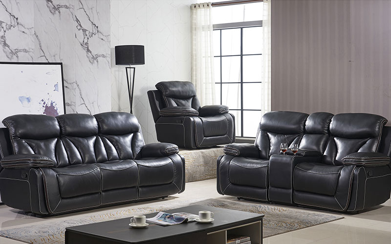 Contemporary Manual Living Room Recliner Sofa Sets Wholesale